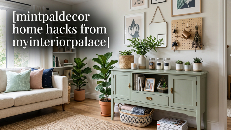 mintpaldecor home hacks from myinteriorpalace